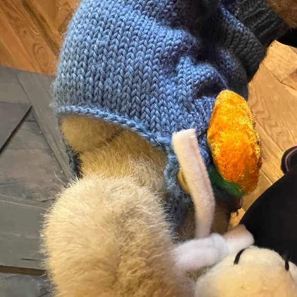 Super Adorable Vintage Teddy Bear in A Bunny Outfit by HugFun Intl Inc - Picture 2 of 9